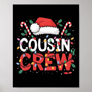Cousin Crew Christmas Kids Cousins Christmas Crew Poster
