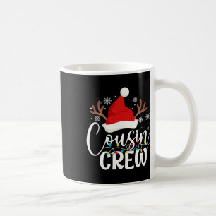 Cousin Crew Christmas Matching Xmas Lights Pajama  Coffee Mug