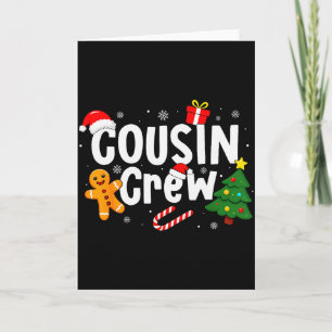 Cousin Crew Christmas Pajamas For Men Kids Women G Card