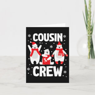Cousin Crew Christmas Pjs - Polar Bear Family  Card