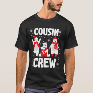 Cousin Crew Christmas Pjs - Polar Bear Family T-Shirt