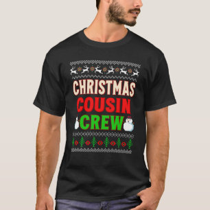 Cousin Crew Christmas Pyjamas Cousin Gifts T-Shirt