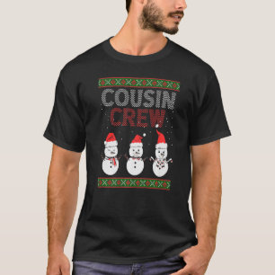Cousin Crew Christmas Pyjamas Gnome Tree Merry Xma T-Shirt