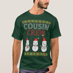 Cousin Crew Christmas Pyjamas Gnome Tree Merry Xma T-Shirt