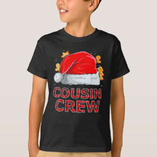 Cousin Crew Christmas Squad Funny Family T-Shirt