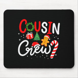 Cousin Crew Christmas Xmas Family Matching Pajamas Mouse Pad