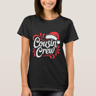 Cousin Crew Christmas Xmas Lights Family Matching  T-Shirt