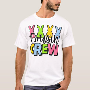Cousin Crew Colourful Easter Bunnies T-Shirt
