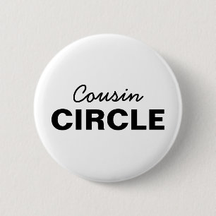 Cousin Crew Cool Matching Family Design 6 Cm Round Badge