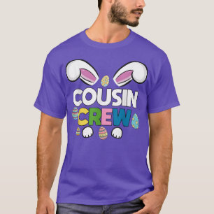 Cousin Crew Cute Bunny Matching Easter Day Rabbit T-Shirt