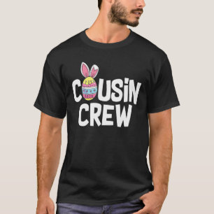 Cousin Crew Cute Bunny Matching Easter Day Rabbit T-Shirt