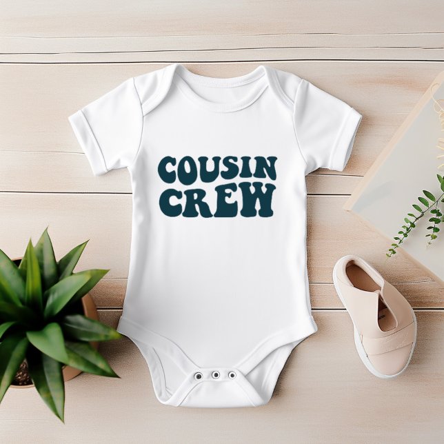 Cousin Crew | Dark Teal Matching Family Baby Bodysuit (Creator Uploaded)