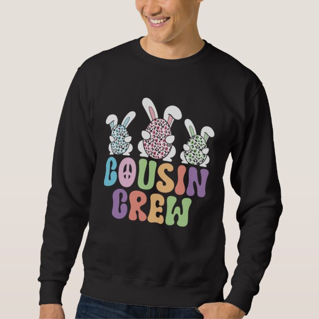 Cousin Crew Easter Bunny Family Matching Toddler B Sweatshirt (Front)