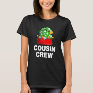 Cousin Crew Elf Christmas Matching Xmas Family Boy T-Shirt