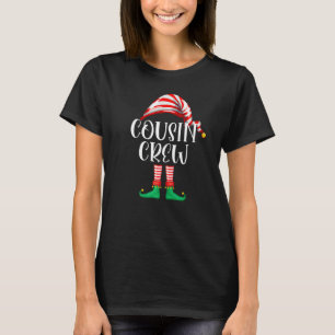 Cousin Crew Elf Cute Xmas Pajama Matching Party Ch T-Shirt