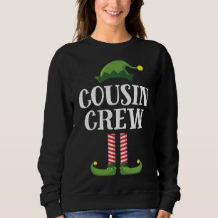 Cousin Crew Elf Matching Christmas Family Sweatshirt