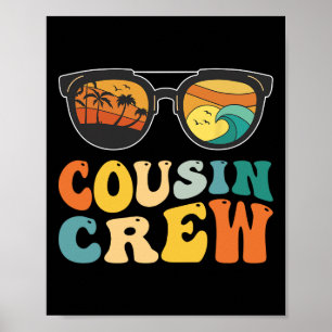Cousin Crew Family Vacation 2025 Beach For Boys Ki Poster
