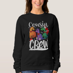 Cousin crew for Kids Boys Girls of rex Dinosaur Ch Sweatshirt