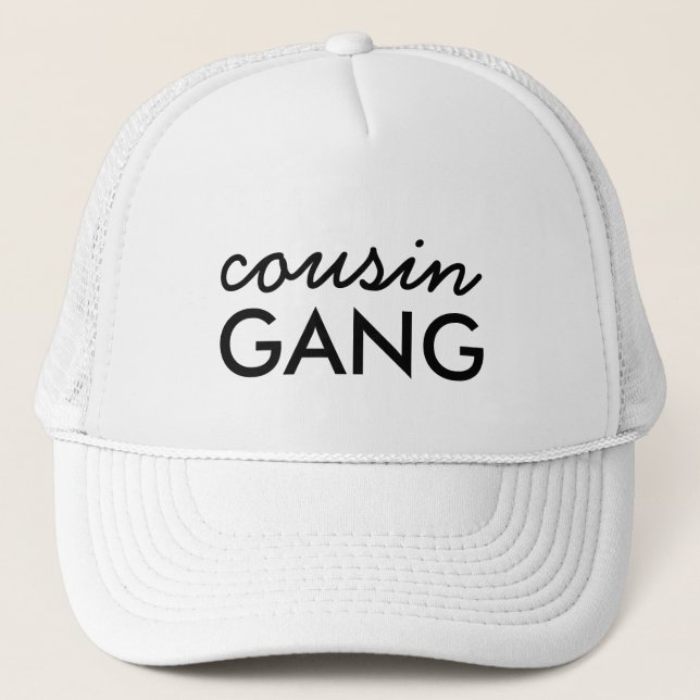 Cousin Crew Fun Matching Family Hat Design (Front)
