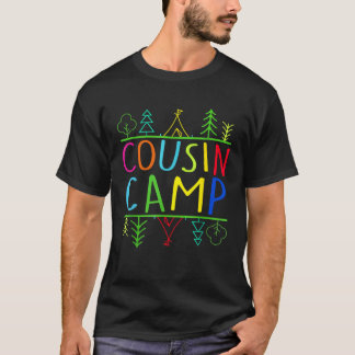 Cousin Crew Funny Summer Vacation Camping Crew T-Shirt