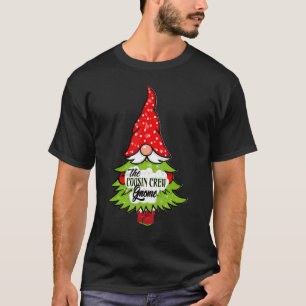 Cousin Crew Gnome Buffalo Plaid Matching Christmas T-Shirt