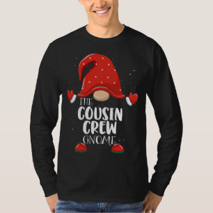 Cousin Crew Gnome Matching Family Christmas Pajama T-Shirt