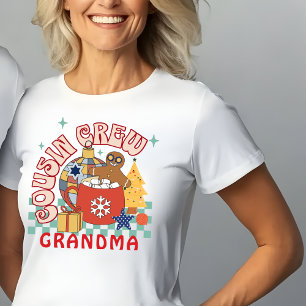 Cousin crew Grandma Christmas matching cousins T-Shirt