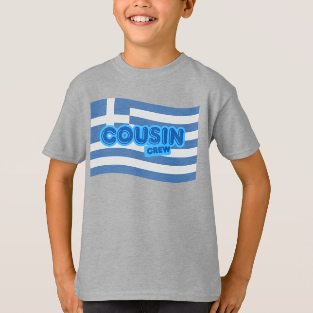 Cousin Crew Greece T-Shirt (Front)