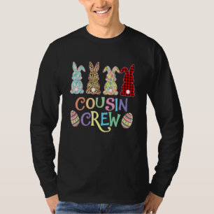 Cousin Crew Happy Easter Family Matching Leopard B T-Shirt