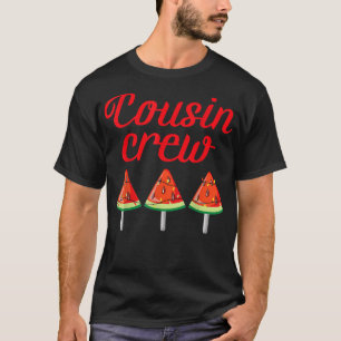 Cousin Crew Ice Cream Pops Watermelon Christmas In T-Shirt