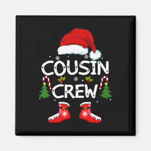 Cousin Crew Kids Cousins Christmas Family Matching Magnet