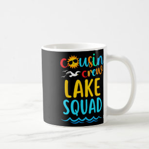 Cousin Crew Lake Squad 2025 Summer Vacation Family Coffee Mug