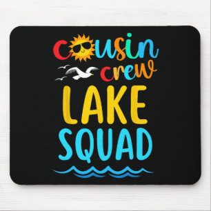 Cousin Crew Lake Squad 2025 Summer Vacation Family Mouse Pad