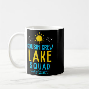 Cousin Crew Lake Squad Summer Vacation Family Matc Coffee Mug