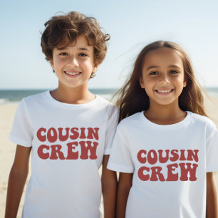 Cousin Crew   Maroon Matching Family Kids Unisex T-Shirt