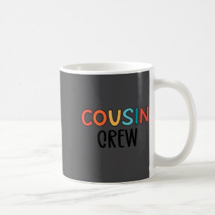Cousin Crew Matching Retro Family Cousin Squad  Coffee Mug