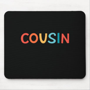 Cousin Crew Matching Retro Family Cousin Squad Mouse Pad