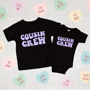 Cousin Crew   Mauve Matching Family Baby T-Shirt