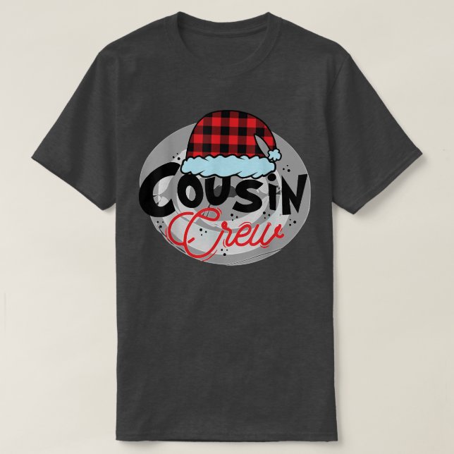 Cousin crew Merry Christmas  T-Shirt (Design Front)