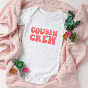 Cousin Crew Peach Pink Matching Family Baby Bodysuit