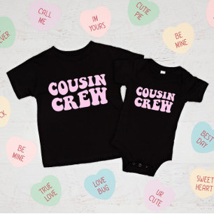 Cousin Crew Pink Matching Family Baby T-Shirt