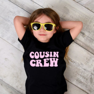 Cousin Crew   Pink Matching Family Unisex Kids T-Shirt