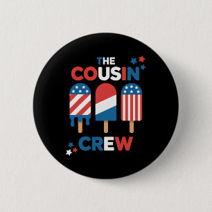 Cousin Crew Pyjamas Kids Girls Toddler Matching 4t 6 Cm Round Badge