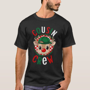 Cousin Crew Reindeer Christmas Pajamas Men Boys T-Shirt