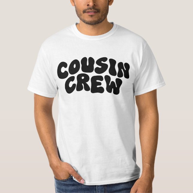 Cousin Crew | Retro Matching Cousin Family Reunion T-Shirt (Front)