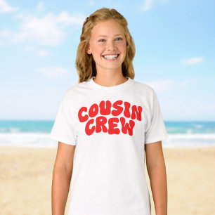 Cousin Crew   Retro Matching Cousin Family Reunion T-Shirt