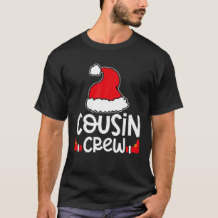 Cousin Crew Santa Matching Family Christmas Pjs Pa T-Shirt
