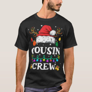 Cousin Crew Santa T Christmas Family Matching Paj T-Shirt