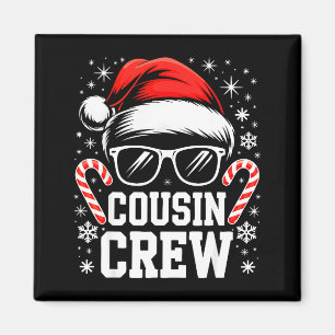 Cousin Crew Shirt Adults Kids Matching Christmas G Magnet