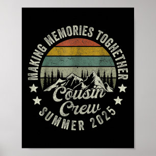 Cousin Crew Shirts, Camping Cousins Summer 2025 Poster